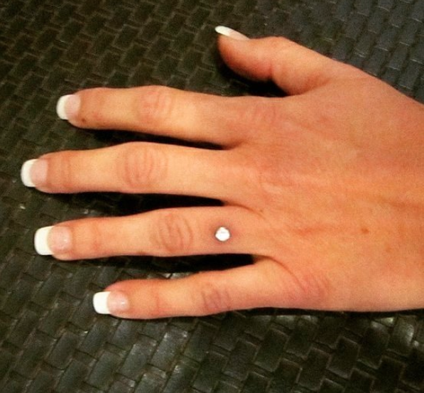 More people are sharing photos of their pierced 'rings' on social media. Photo: Instagram