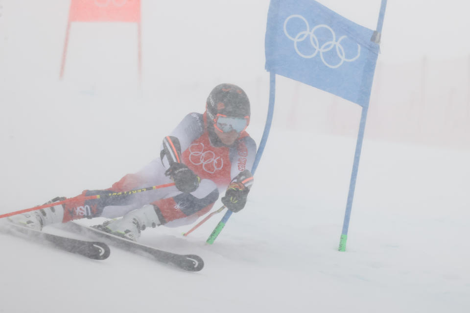 BEIJING, CHINA - FEBRUARY 13 : Tommy Ford of Team United States competes during the Olympic Games 2022, Men's Giant Slalom on February 13, 2022 in Yanqing China. (Photo by Alexis Boichard/Agence Zoom/Getty Images)