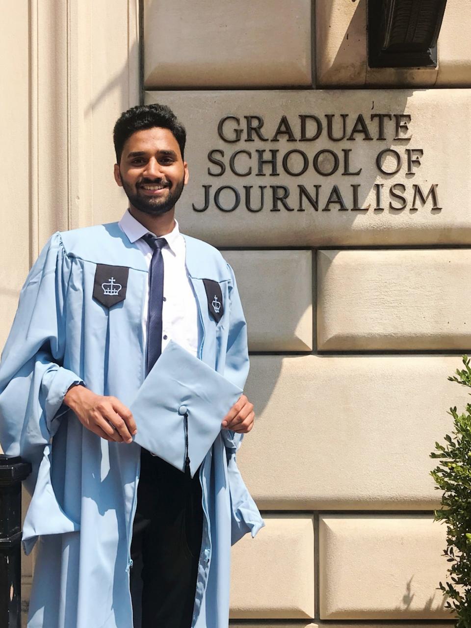 Fazil Khan graduated from the Columbia University Graduate School of Journalism in 2021. He was the sole fatality in a New York City apartment fire on Feb. 23, 2024 that was caused by a lithium-ion battery, officials said.