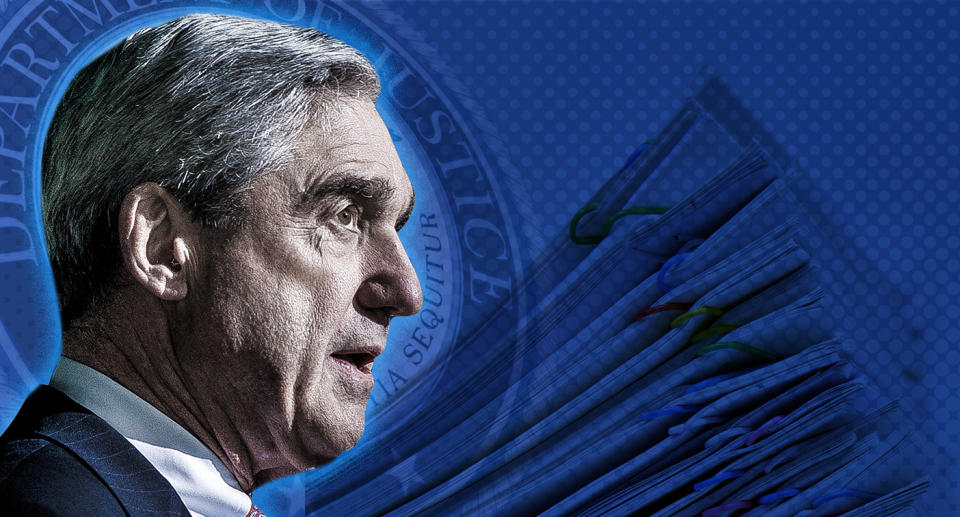 Special counsel Robert Mueller. (Yahoo News photo illustration; photos: AP, Getty Images)