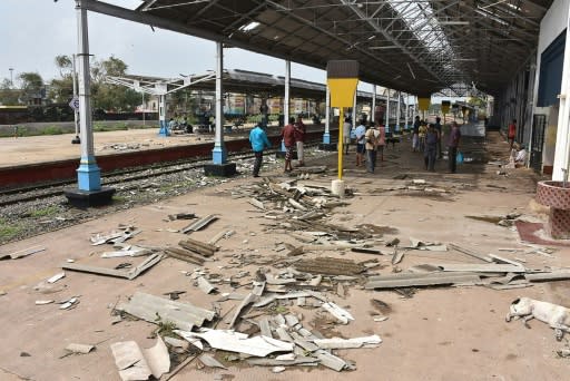 Torrential rain caused waterlogging and threatened landslides. There were widespread power outages in the region