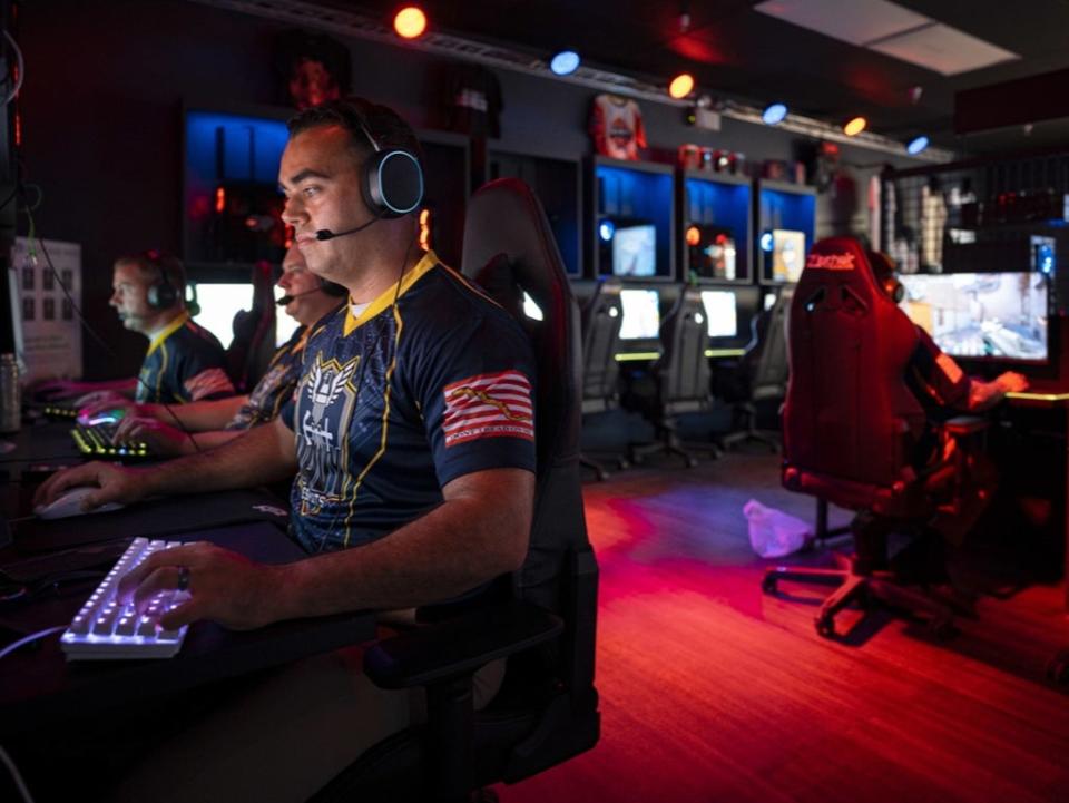 The US Navy esports team (US Navy Chris Williamson)