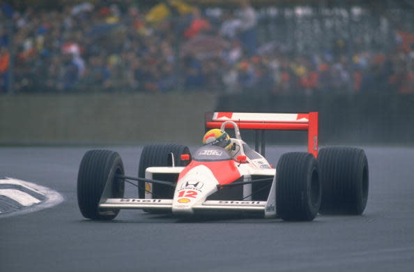 Ayrton Senna drove for McLaren.