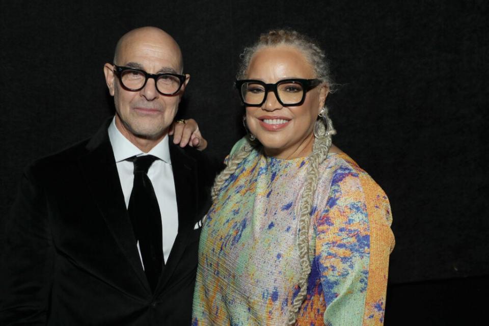Stanley Tucci and director Kasi Lemmons attend the world premiere of Tristar Pictures’ “Whitney Houston: I Wanna Dance with Somebody” at the AMC Lincoln Square in New York City. (Marion Curtis / StarPix for Sony/Tristar Pictures)