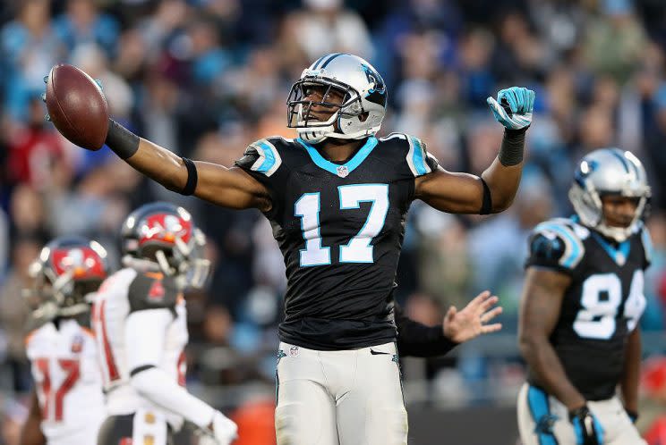 Can Devin Funchess overtake Kelvin Benjamin as Carolina's No. 1 WR? (Getty)