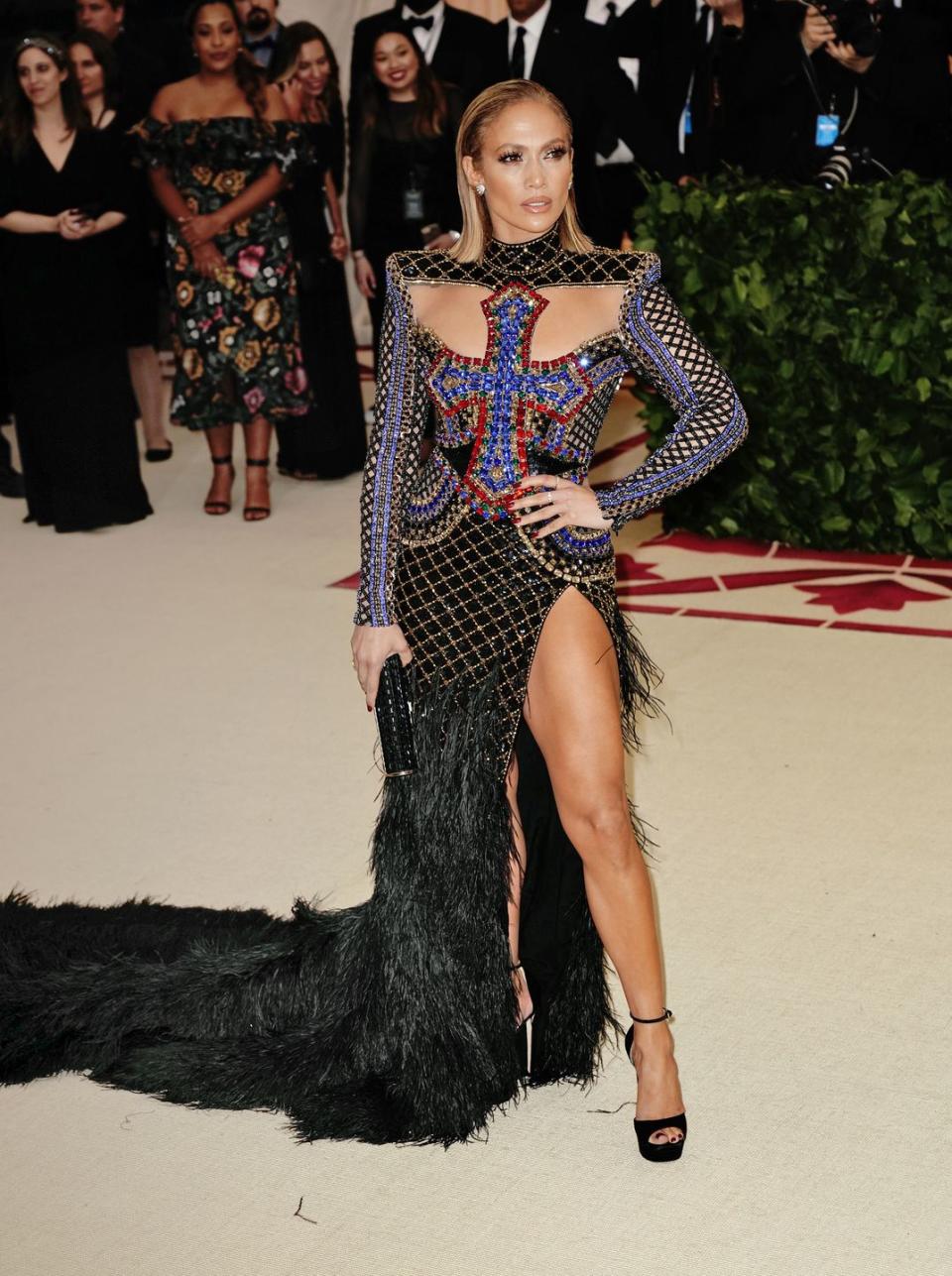 Jennifer Lopez at the Met Gala in 2018