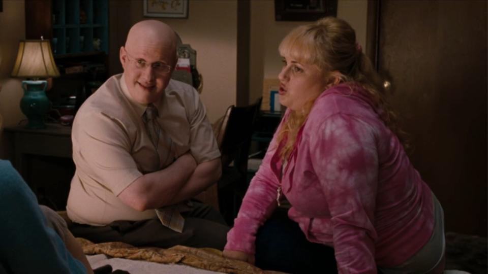 Matt Lucas and Rebel Wilson in Bridesmaids.