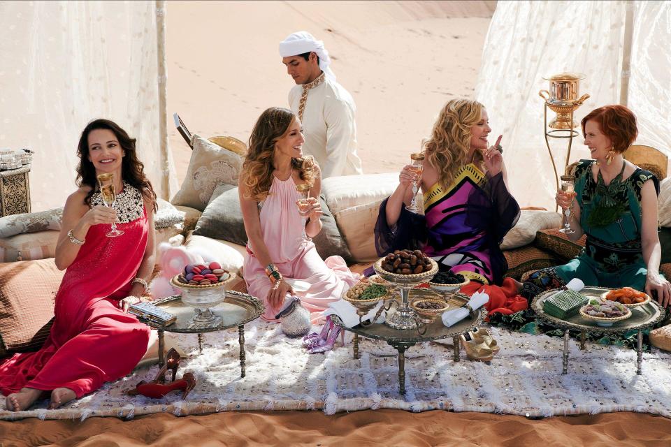 KRISTIN DAVIS, SARAH JESSICA PARKER, KIM CATTRALL, CYNTHIA NIXON, SEX AND THE CITY 2, 2010