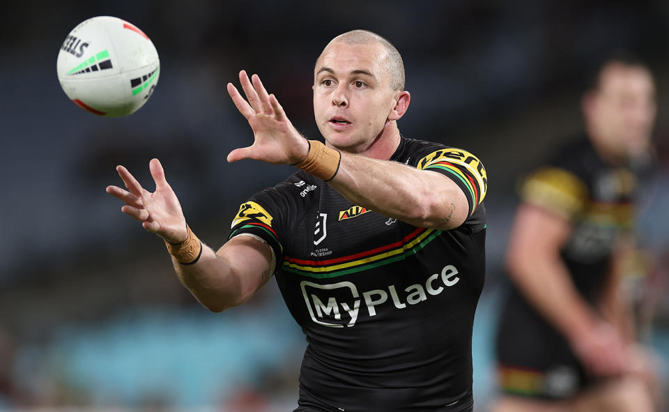 Dylan Edwards in action for the Penrith Panthers.