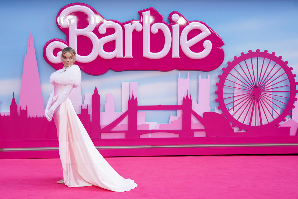 Schauspielerin Margot Robbie bei der Filmpremiere von Barbie