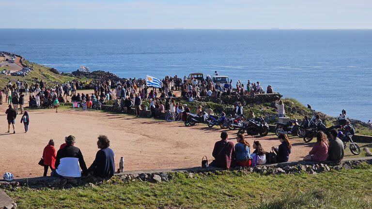 Manifestación en Punta Ballena