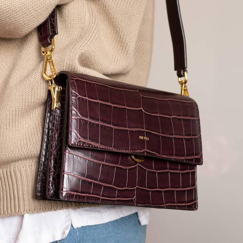 <p>This <span>Mini Flap Bag</span> ($80, originally $99) looks modern and polished, and it's just the perfect size (not too big, yet spacious enough for even a small book on top of your daily items).</p>