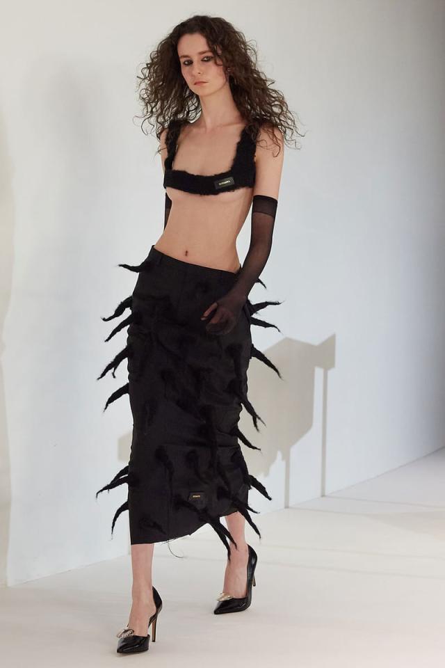 HODAKOVA Makes Dresses Out of Used Bras for SS23