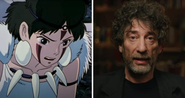 Yes, it really was Neil Gaiman who wrote Princess Mononoke's English dub