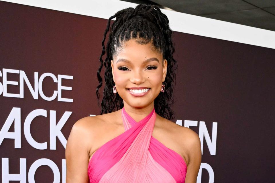 <p>Gilbert Flores/Variety via Getty</p> Halle Bailey at the 2024 Essence Black Women in Hollywood Awards