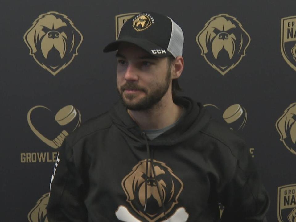Newfoundland Growlers Head Coach Eric Wellwood said the team is looking forward to this year&#39;s playoffs after missing last year due to pandemic restrictions. (Jeremy Eaton/CBC News - image credit)