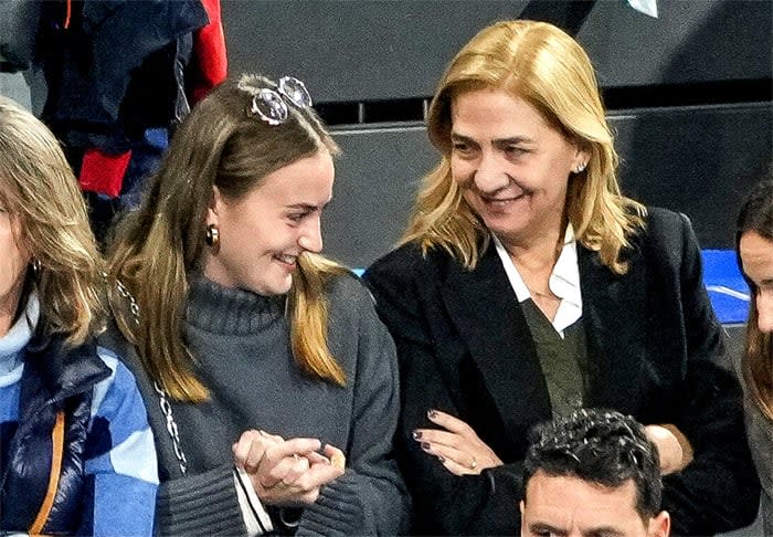 La infanta Cristina y Johanna Zott