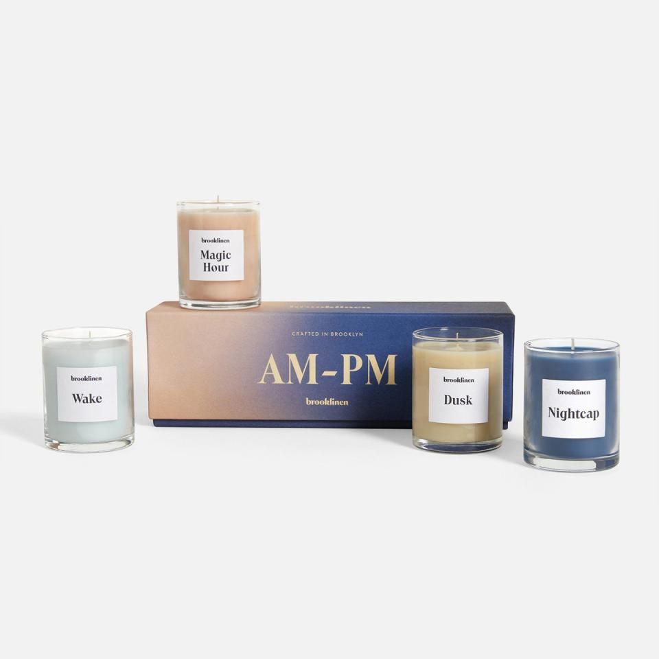 15) Brooklinen AM To PM Candle Set