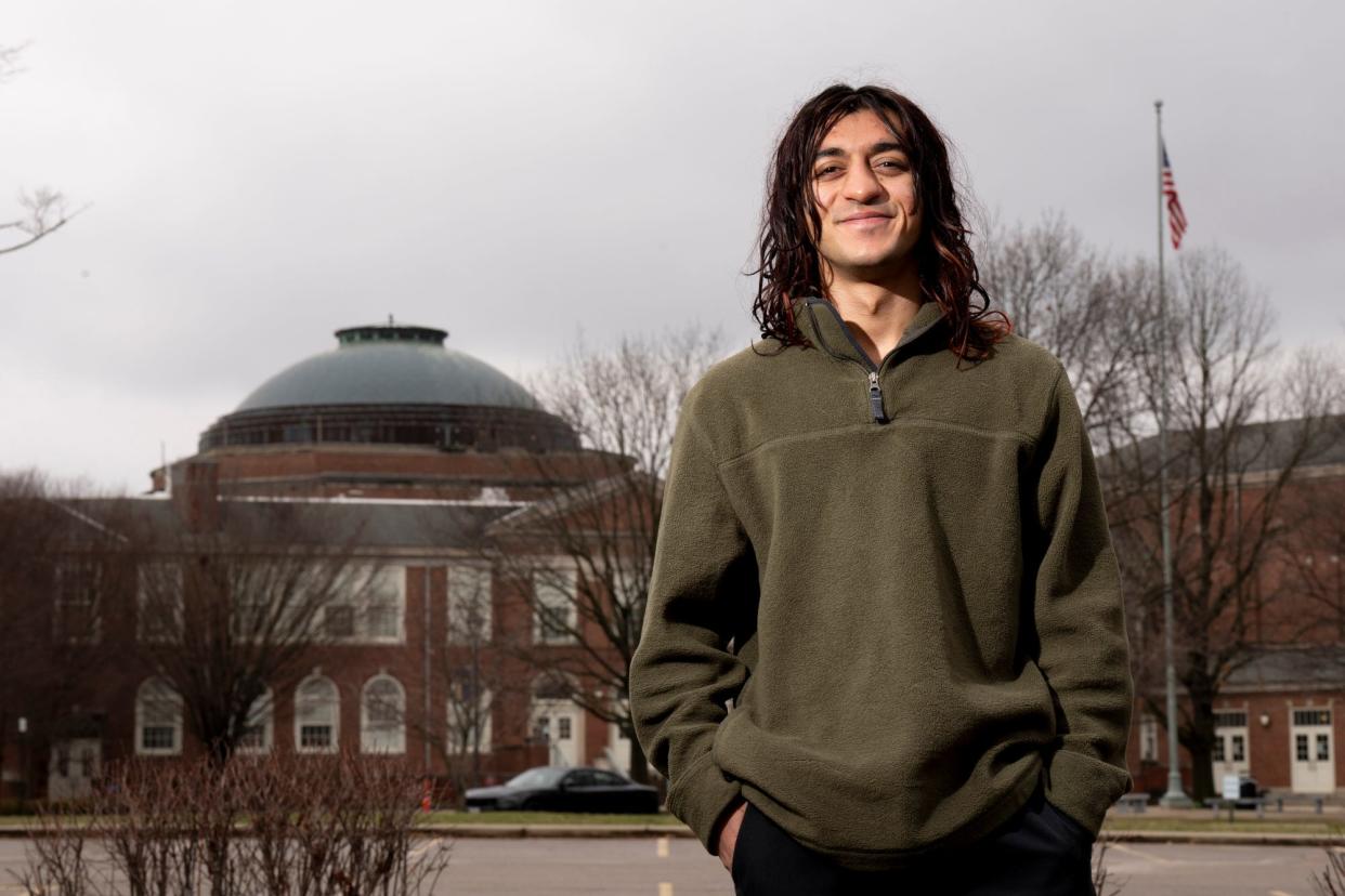 Yousef Munir was suspended as a high school junior for disobeying his principal. They remember thinking of the punishment: “The only thing you’re doing is literally keeping me out of class.”