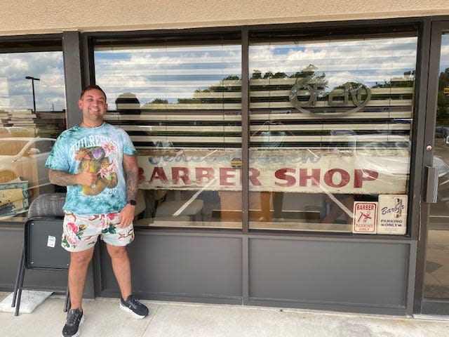 Drew Peterson plans to reopen Jensen Beach Barber Shop in the Jensen Beach Plaza at 849 NE Jensen Beach Blvd.