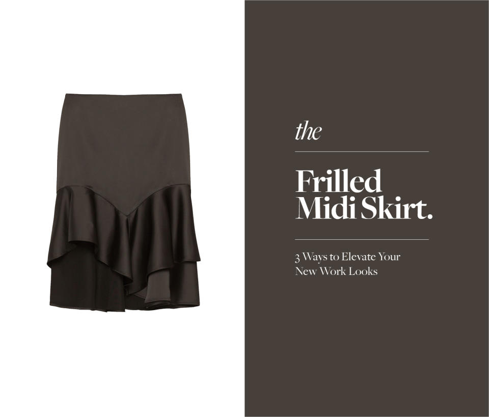 The Frilled Midi Skirt