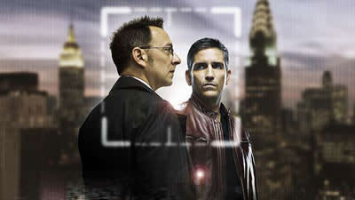 Stars Michael Emerson and Jim Caviezel of 'Person of Interest' (CBS)