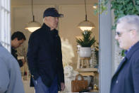 President Joe Biden visits a shop in Nantucket, Mass., Saturday, Nov. 26, 2022. (AP Photo/Susan Walsh)