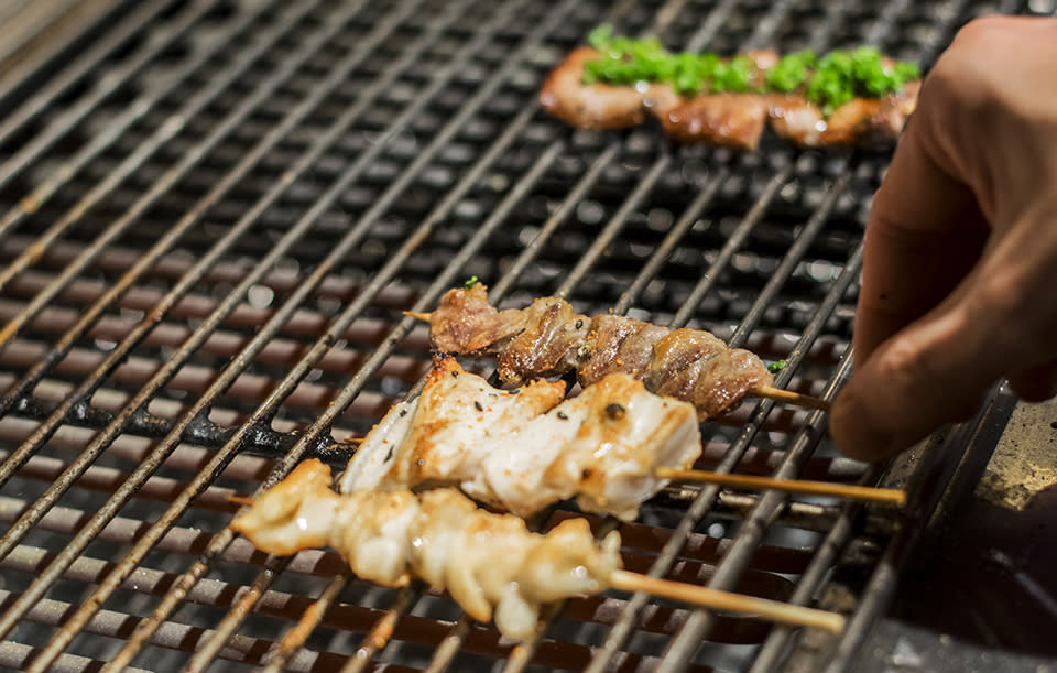 尖沙咀美食│日式神社鳥居門面串燒店！和牛三文治/和牛串燒/燒赤鯥