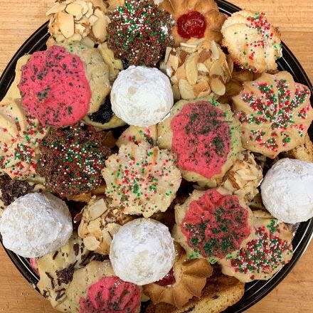 One of Solitro's cookie tray from the Cranston bakery.