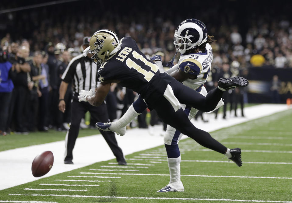 A judge ruled that a missed pass interference call did not warrant legal action. (AP)