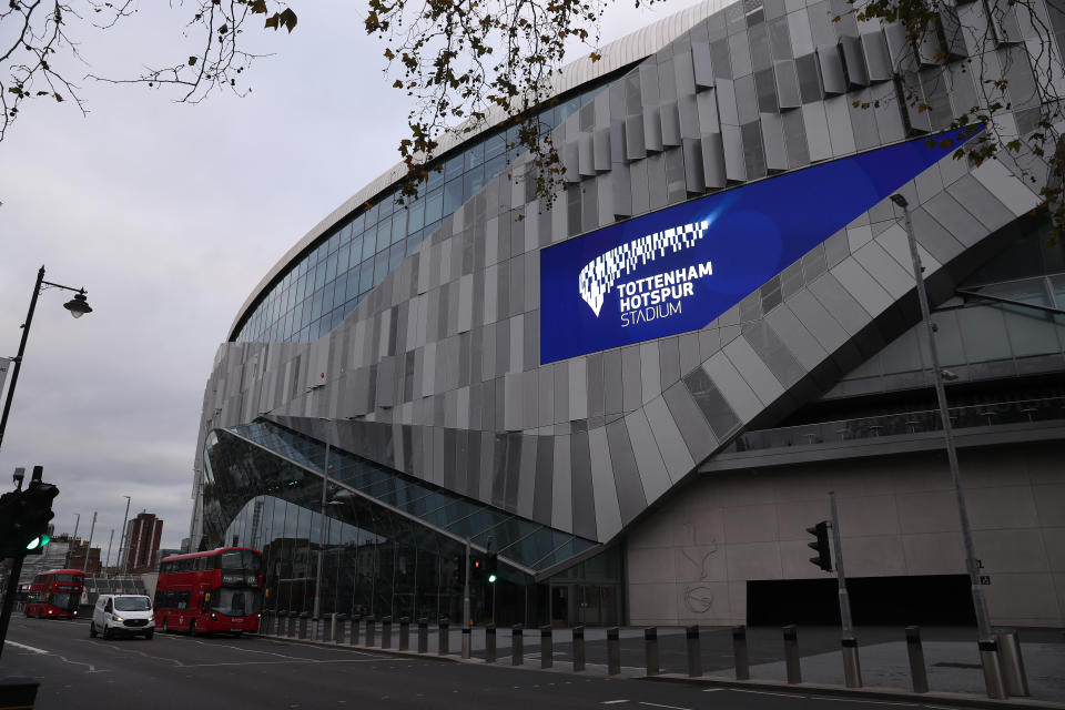 The Tottenham Hotspur club opened up its stadium to the NHS. Photo: Tottenham Hotspur FC/Tottenham Hotspur FC via Getty Images