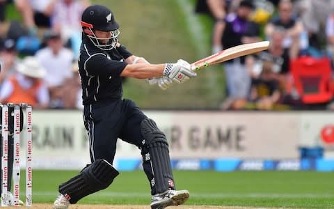 Kane Williamson in action against England - Credit: AFP