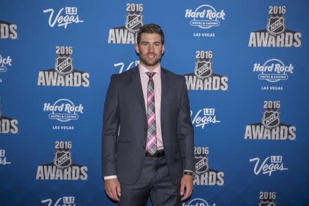 Jun 22, 2016; Las Vegas, NV, USA; New York Islanders center John Tavares walks the red carpet during the 2016 NHL Awards at Hard Rock Hotel and Casino. Mandatory Credit: Joshua Dahl-USA TODAY Sports / Reuters Picture Supplied by Action Images