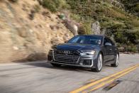 <p>The old S6's twin-turbo V-8 is gone, replaced by a smaller twin-turbo V-6 with nearly as much power and torque.</p>