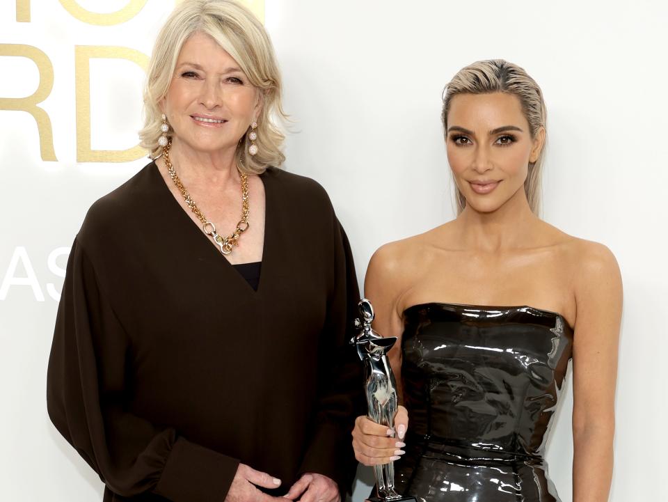 Martha Stewart and Kim Kardashian