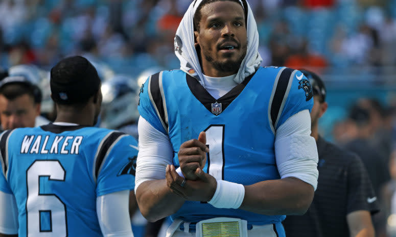 Carolina Panthers quarterback Cam Newton.