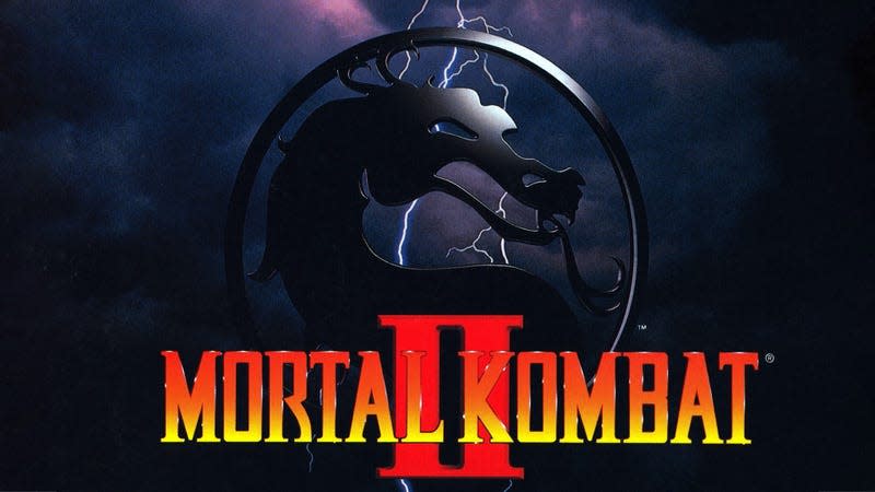 An image of the Mortal Kombat II logo. 