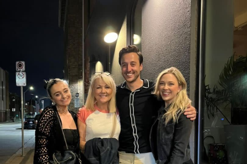 Lisa got to reunite with her former Dancing on Ice co-star -Credit:Lisa George Instagram