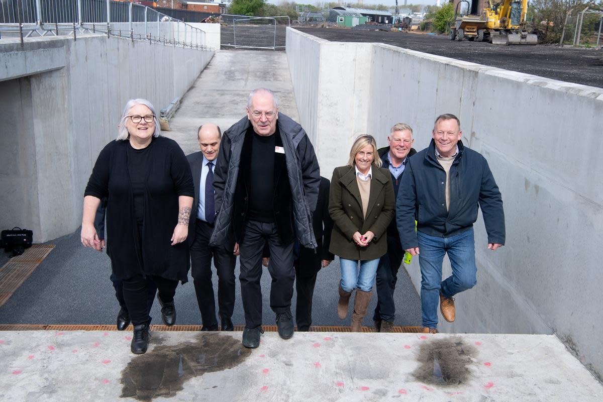 New railway centre access ramp improves accessibility