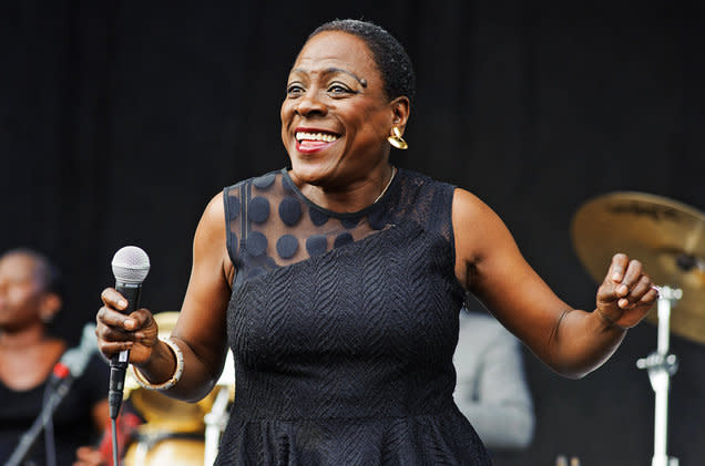 Sharon Jones was the lead singer of the Brooklyn soul/funk band Sharon Jones & The Dap-Kings. She released her first album at the late-blooming age of 40 after working as a corrections officer at Rikers Island for many years. Jones was nominated for a Grammy in 2014, and was the subject of the documentary Miss Sharon Jones! in 2015. She passed away on Nov. 18 after a long battle with pancreatic cancer that forced her to back out of President Obama’s South by South Lawn festival the previous month. She was 60 years old. (Photo: Getty Images)