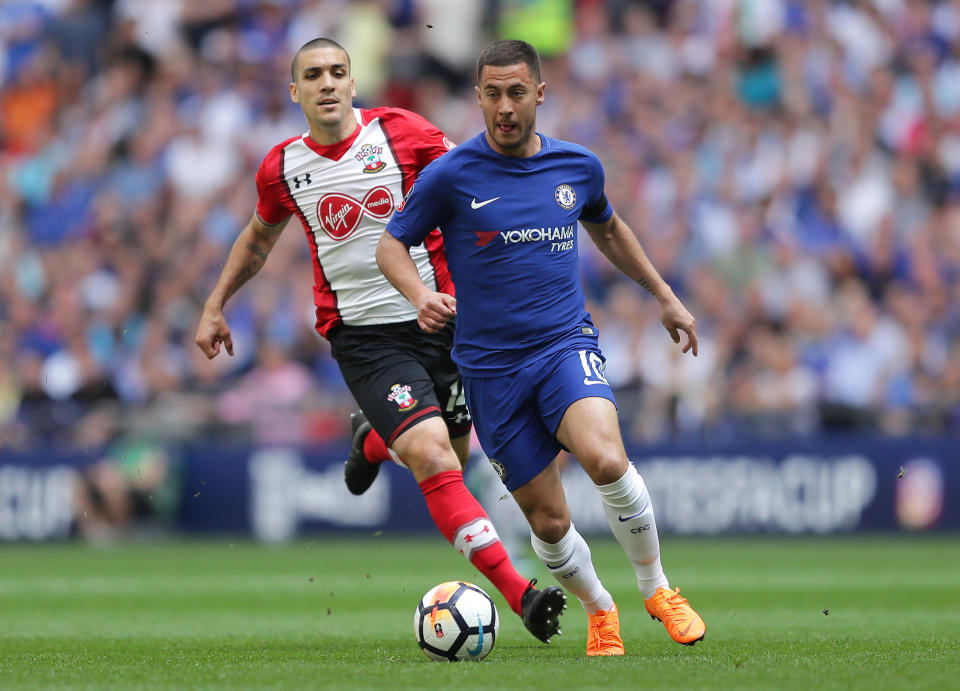 Eden Hazard put in a man of the match display in the semi-final and will now be looking to win his first FA Cup medal with Chelsea