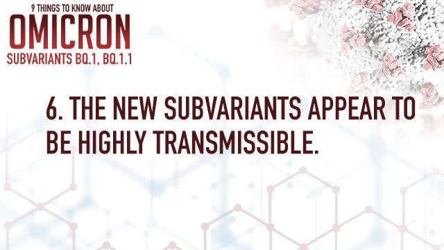 The Centers for Disease Control and Prevention said that two new omicron subvariants that appear to be more adept at dodging immunity make up more than half of the COVID-19 cases in the United States.