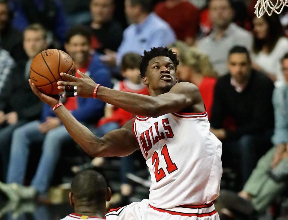 Jimmy Butler is on the move. (Getty Images)