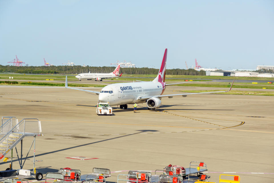 Queensland was responsible for nearly a third of all birdstrikes across the country. Pictured is Brisbane Airport. Source: Getty