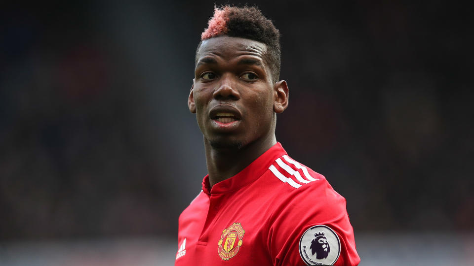 Paul Pogba missed Manchester United’s clash with Huddersfield Town through illness