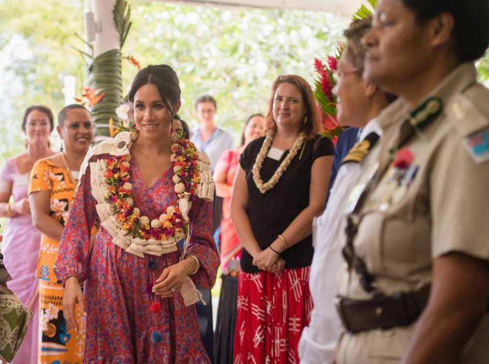 Meghan Markle and Prince Harry Split Tour Duties in Fiji