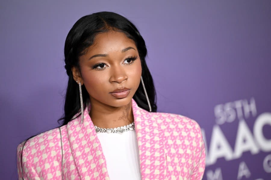 That Girl Lay Lay, seen in Los Angeles, California walking the red carpet