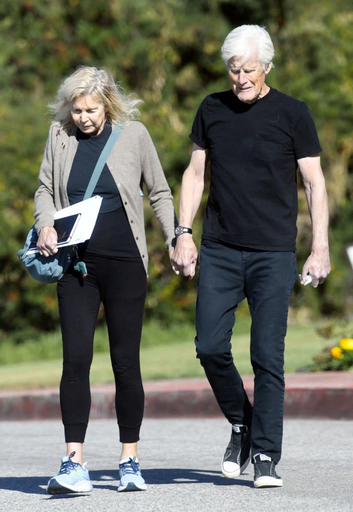 Matthew Perry’s mother Suzanne and stepfather Keith Morrison. KAOS for NY Post