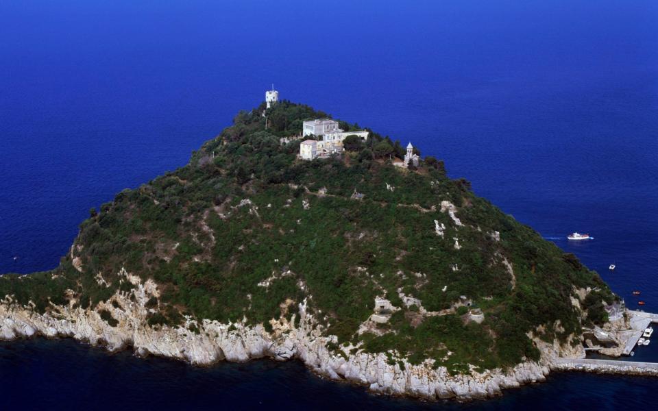 Gallinara island lies off the coast of Liguria in Italy's northwest - De Agostini