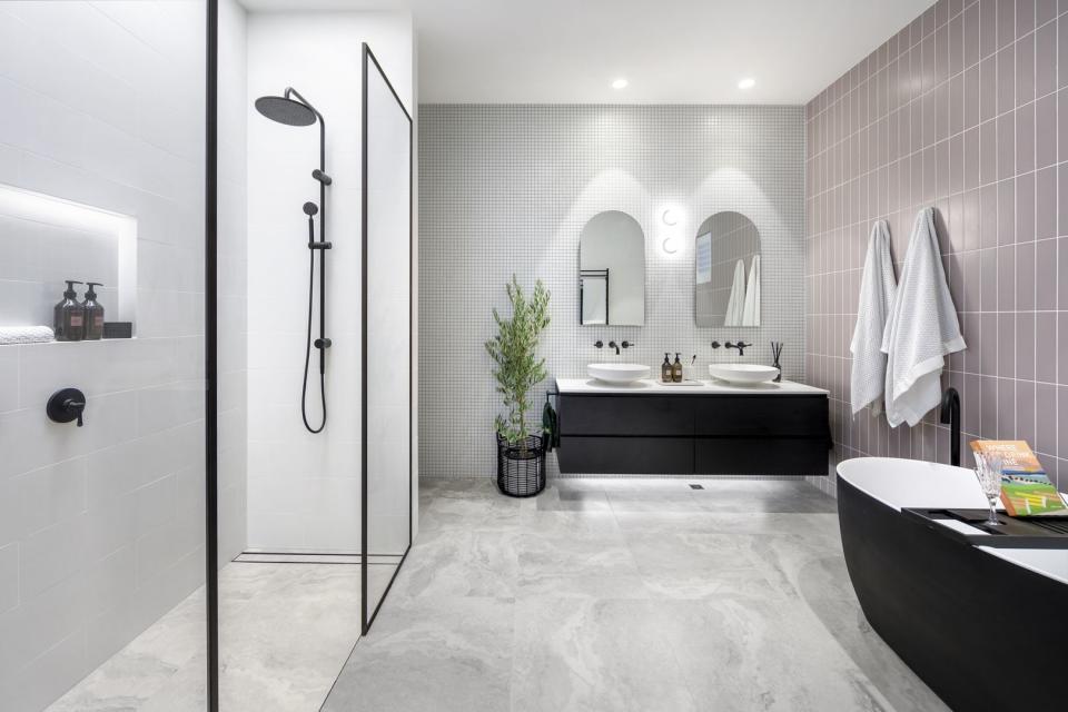 Sarah and George's master ensuite. Photo: Domain